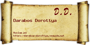 Darabos Dorottya névjegykártya