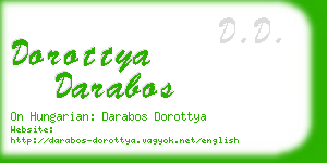 dorottya darabos business card